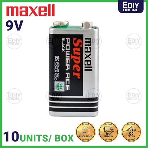 Maxell 9v Heavy Duty Battery Super Power Ace Bateri 电池 Shopee Malaysia