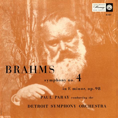 Brahms Symphony No Paul Paray The Mercury Masters I Volume