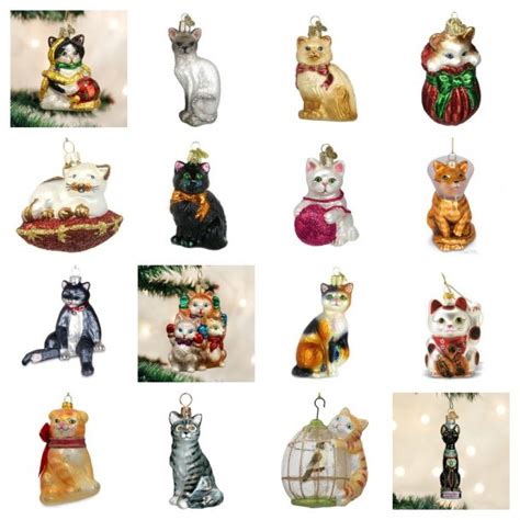 Memorial Christmas Cat Ornaments Meow As Fluff