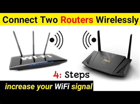 How To Connect Two Routers Wirelessly WiFi Range Extender Increase