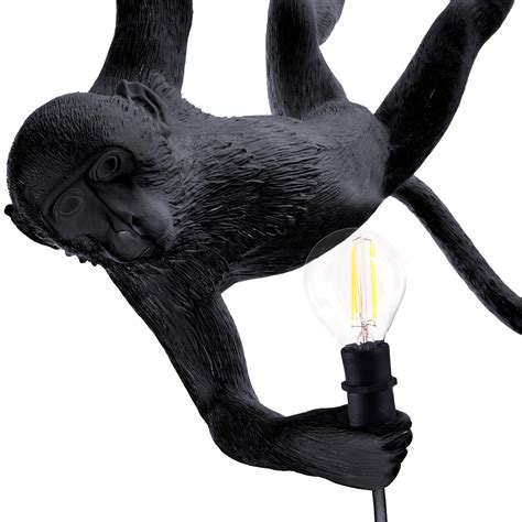 Monkey Lamp // Outdoors // Swing Black - Seletti - Touch of Modern