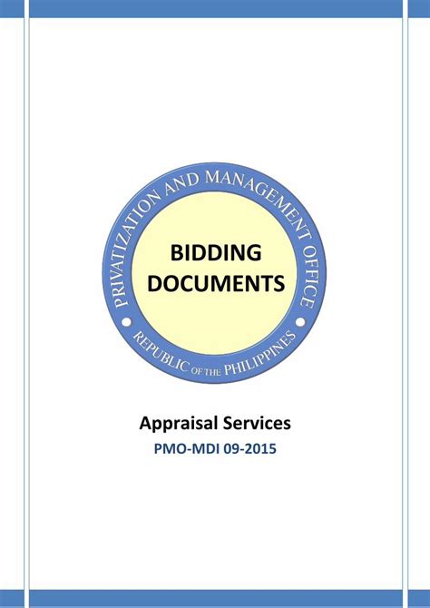 Pdf Philippine Bidding Documents Pmo Gov Ph Investigation Of The