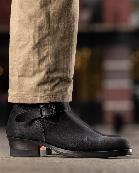 Attractions Suede Engineer Boot - Black – Standard & Strange