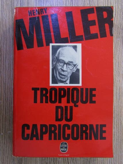 Henry Miller Tropique Du Capricorne Cumpără