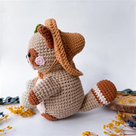 Tori The Tanuki Amigurumi Pattern Amigurumi