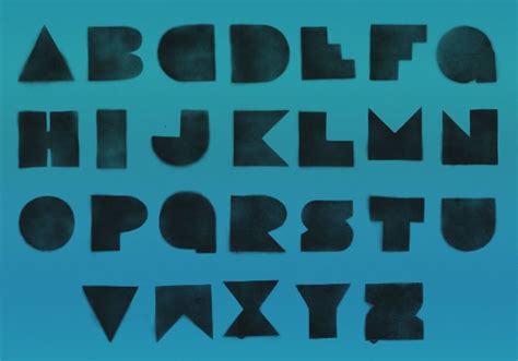 Stencil Alphabet Brush Set - Free Photoshop Brushes at Brusheezy!