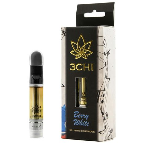 3chi Delta 8 Thc Vape Cartridge Berry White Cdt 1ml Leafly