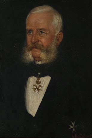 OIDENTIFIERAD KONSTNÄR Portrait depicting Hugo von Bonin oil on