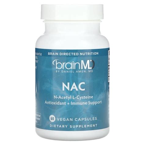 BrainMD NAC 60 Vegan Capsules