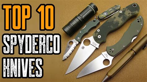 Top 10 Best Spyderco Knives 2021 EDC Folding Knives YouTube