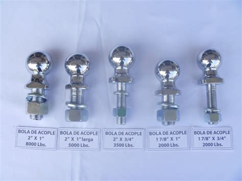 Bola Para Remolque Medidas Disponibles 1 7 8 Y 2 A Escoger Mercado Libre