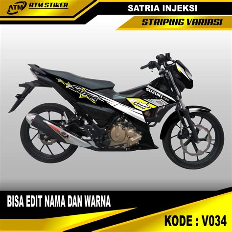 Jual Stiker Striping Satria Injeksi Variasi Shopee Indonesia