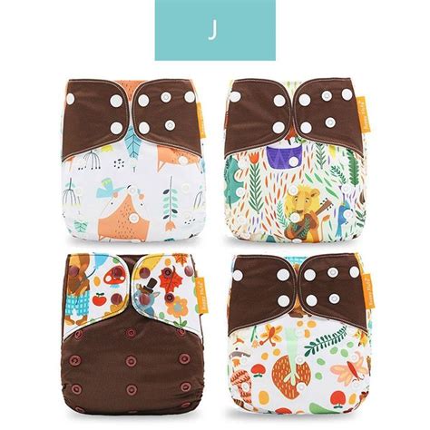 Happyflute Pcs Set Washable Eco Friendly Cloth Diaper In Baby