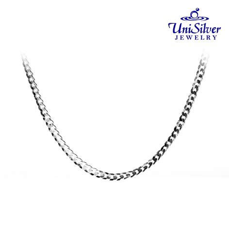 Unisilver 925 Sterling Mens Necklace Mnd22 021024 207 Shopee