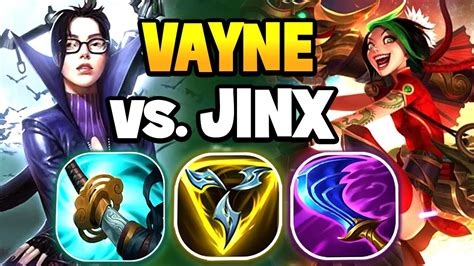 Vayne Vs Jinx Lane Mathcup Gameplay Youtube