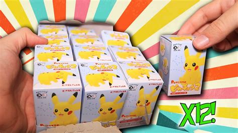 Pikachu Mystery Blind Box Opening X12 Youtube