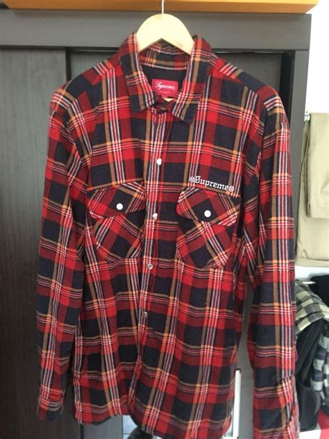 Supreme Independent Fuck The Rest Flannel Men S Fashion Tops Sets