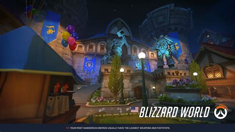 Blizzard World Map Overwatch Full Gameplay Youtube