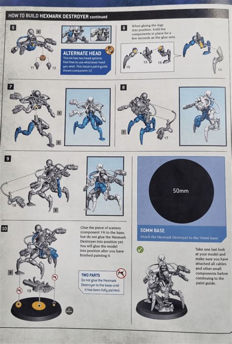 Necron Hexmark Destroyer : r/WarhammerInstructions