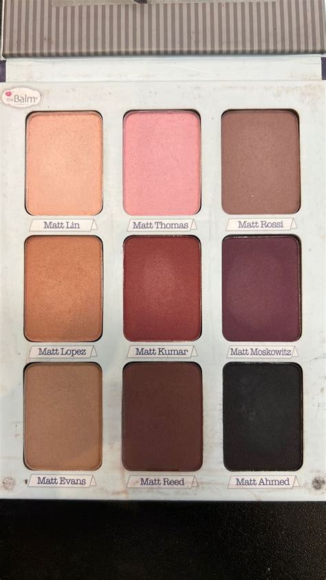 Paleta Meet Matt E Trimony Maquiagem Feminina The Balm Cosmeticas