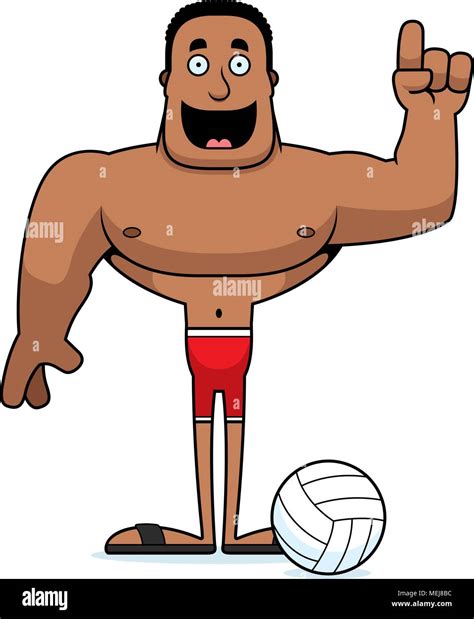 A cartoon beach volleyball player with an idea Stock Vector Image & Art - Alamy