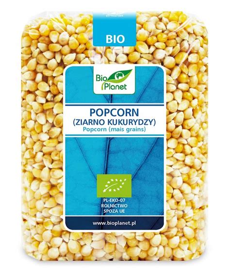 POPCORN ZIARNO KUKURYDZY BIO 1 Kg BIO PLANET 13396851579 Allegro Pl