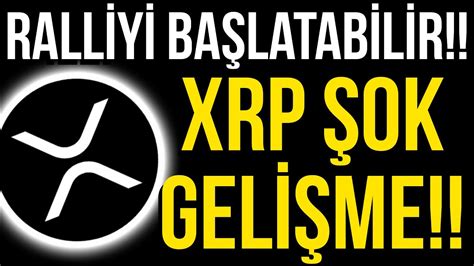 XRP COİN SON DAKİKA BU OLAY RALLİYİ BAŞLATABİLİR BU TARİHE DİKKAT