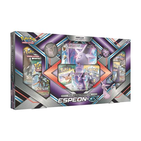 Jogo de Cartas Pokemon Box Coleção Premium Umbreon Espeon GX