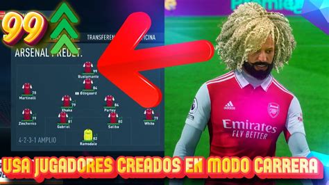 Como Usar Jugadores Creados En Modo Carrera Y Partido Rapido En Fifa 23