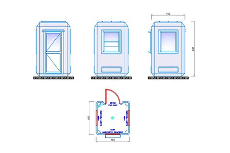 Caseta Modular X Garita De Fibra Cabina De Seguridad