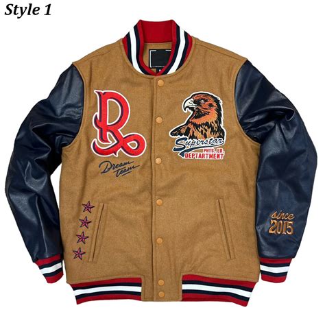 Rebel Minds Dream Team Superstar All American Varsity Jacket