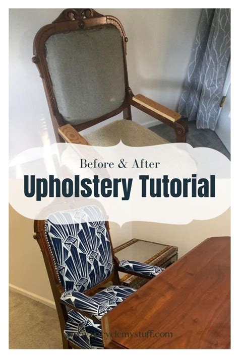 How To Reupholster A Dining Chair Seat Back Dining Chair Makeover