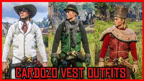 Red Dead Online Requested Outfits 150 Cardozo Vest Outfits Youtube