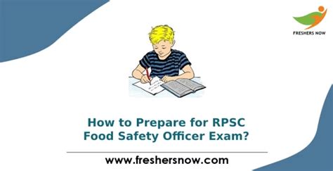 How To Prepare For Rpsc Food Safety Officer Exam Study Plan