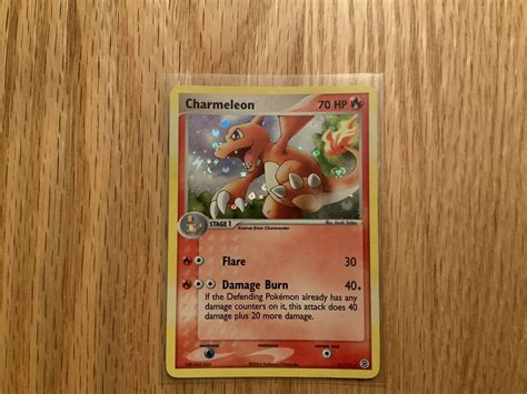 Pokemon EX Fire Red Leaf Green Charmeleon 31 112 Holo EBay