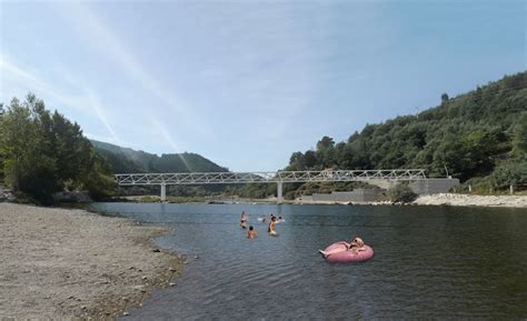 Ponte definitiva para a praia fluvial de Palheiros e Zorro já tem