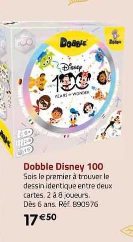 Promo Dobble Disney 100 chez La Grande Récré iCatalogue fr