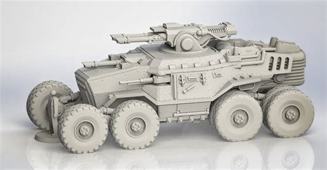 Heavy Wheeled Tank (Ø25mm) – Mortian