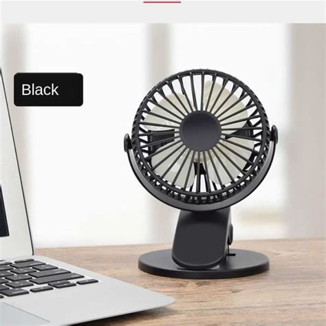 La Couleur Noire Nouveau Mini Ventilateur Poussette Rechargeable De