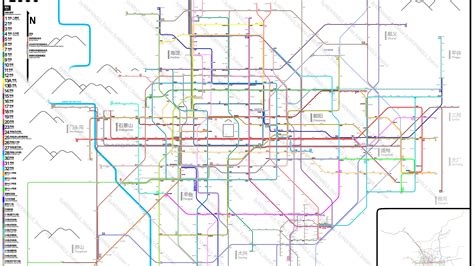 【北京地铁】北京城市轨道交通远景规划2035 2020 5 20更新 哔哩哔哩