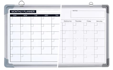 ARCOBIS Monthly Planner Whiteboard Calendar For Wall 40 X 30cm A3 Wall