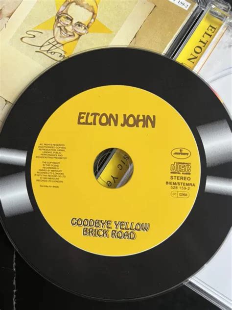 ELTON JOHN GOODBYE Yellow Brick Road Digitally Remastered Used 17 Track