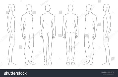 Human Body Outline Side View