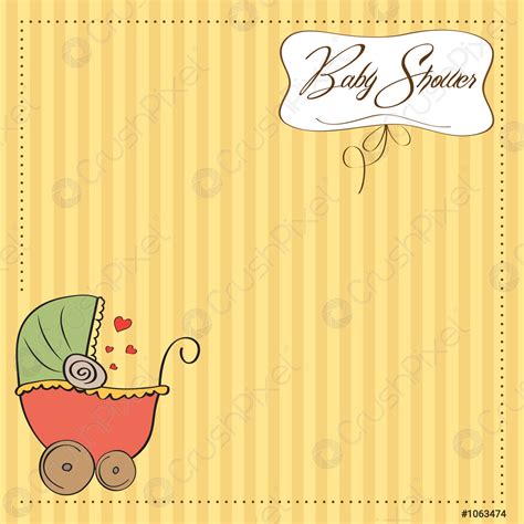 New baby announcement card - stock vector 1063474 | Crushpixel