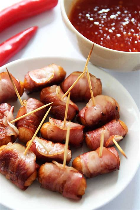 30 Ideas for Bacon Wrapped Hot Dog Appetizers - Best Recipes Ideas and Collections