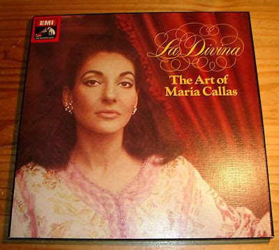 Popsike The Art Of Maria Callas La Divina Lp Box Emi Uk Sls