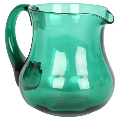 An English Bristol Blue Blown Glass Pitcher At 1stdibs