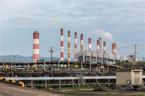 Thermal Power Plant Mae Moh Coal Power Plant In Lampang Thailand Stock