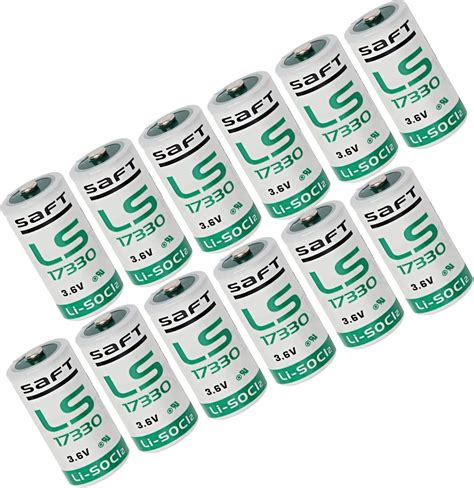 Amazon 12 Pack 3 6V 2100mAh 2 3A LS17330 Lithium Thionyl Chloride