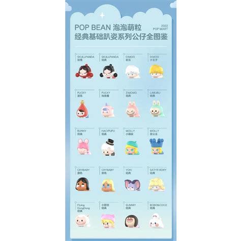 Popmart Popbean Series 3 泡泡玛特萌粒3代 Shopee Malaysia